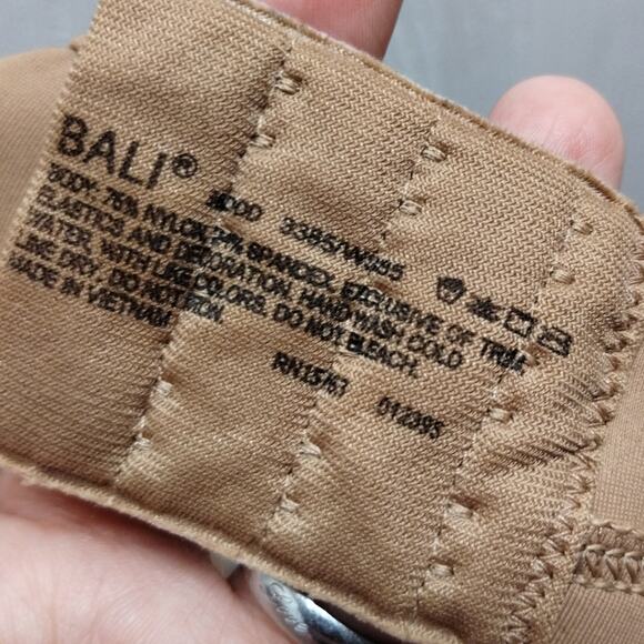 Bali Women's Size 38DDD Toffee Brown Full Figure Minimizer Underwire Bra 3385 - Picture 6 of 6